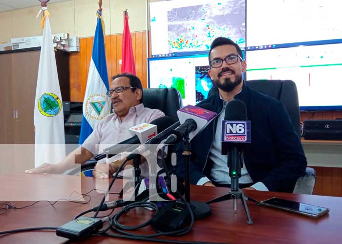 Conferencia de prensa del INETER sobre lluvias en Nicaragua