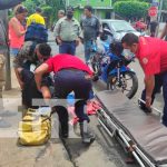 Accidente de tránsito con lesionados en Managua
