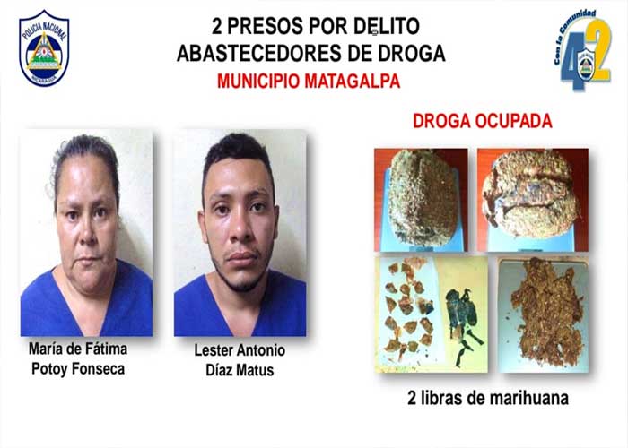 Policía Nacional captura a 18 presuntos delincuentes en Matagalpa
