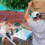 Entrega de medios auxiliares en Managua