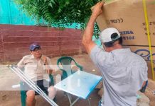 Entrega de medios auxiliares en Managua
