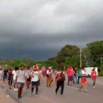 Parte desde la frontera de México-Guatemala la séptima caravana de migrantes