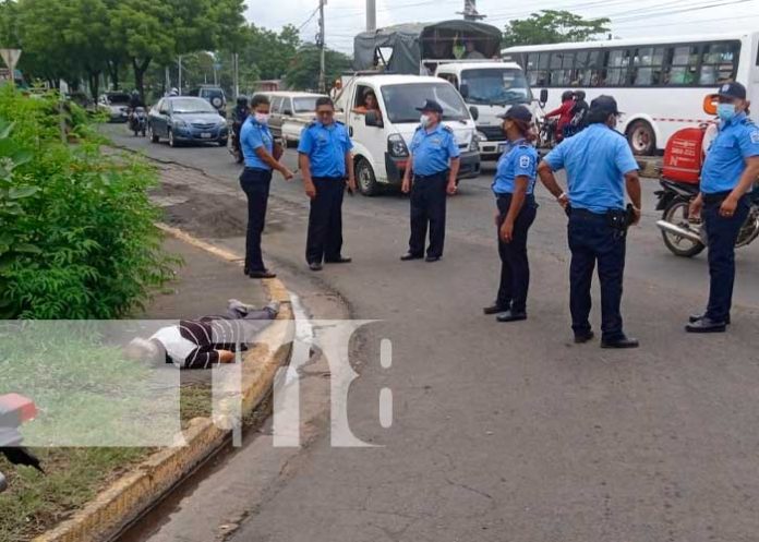 Investigan muerte de hombre en una calle de Managua