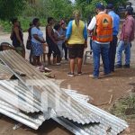 Acompañamiento de autoridades ante afectaciones por lluvias en Nagarote
