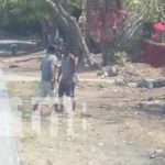 Pleito de dos sujetos en la Isla de Ometepe