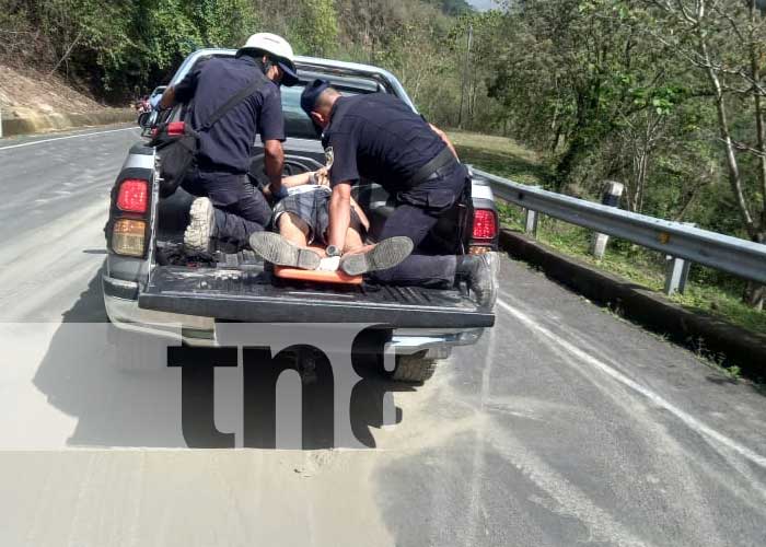  Accidente de tránsito con rastra en Jinotega