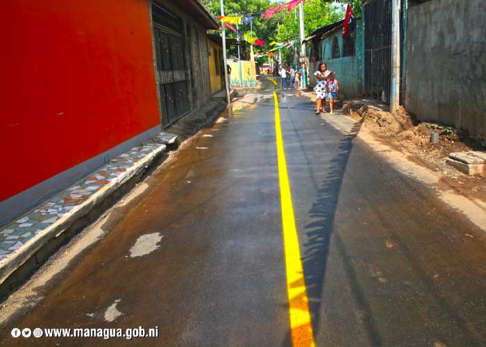 pavimentación de calles en managua / tn8