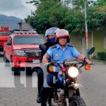 Diana policial en Matiguás por aniversario del General Sandino