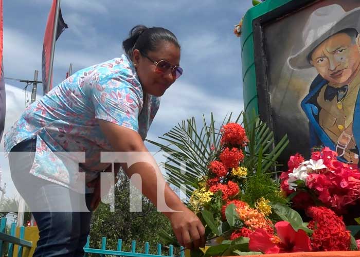 Homenaje al General Sandino desde la Isla de Ometepe