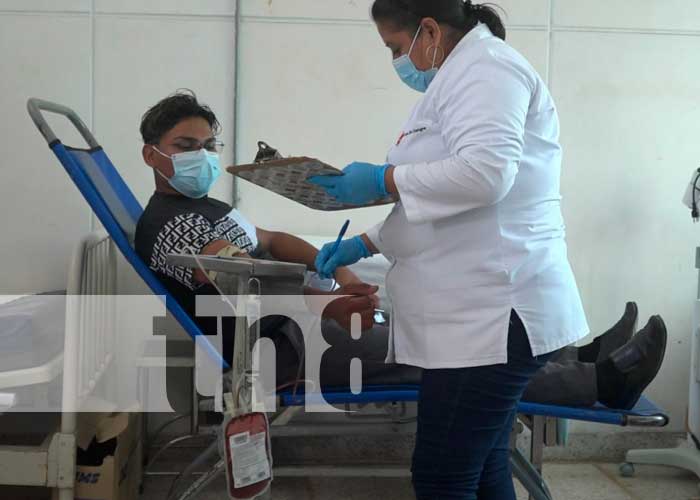 Donación de sangre desde la Isla de Ometepe