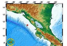 Información sobre sismo en el Pacífico de Nicaragua