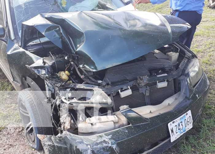 Violento accidente de tránsito en Tipitapa