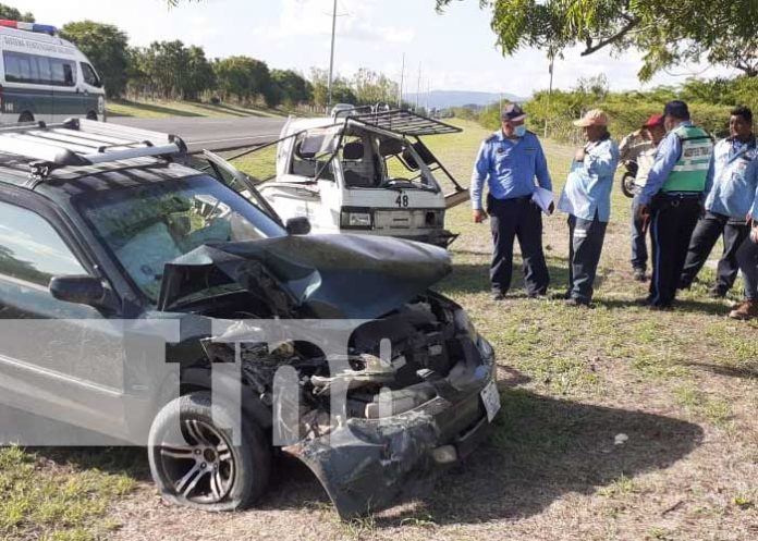 Violento accidente de tránsito en Tipitapa