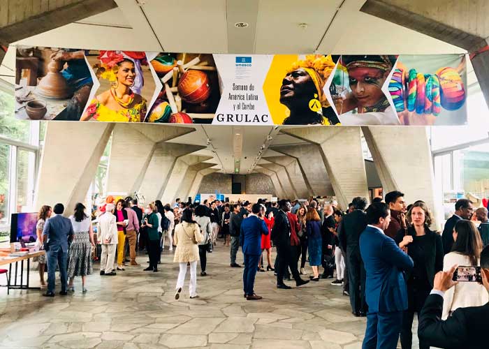Inaugurando semana de América Latina y el Caribe en UNESCO