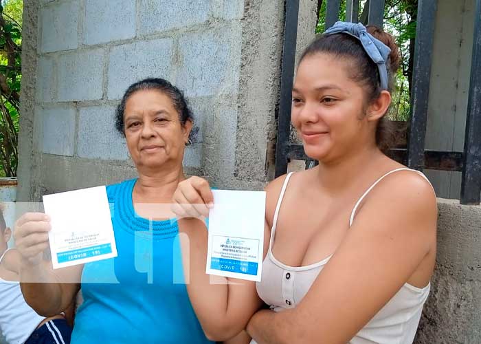 Jornada de vacunación casa a casa en Managua