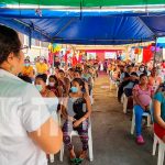 Actividad por el cierre de jornada de vacunación en Matagalpa