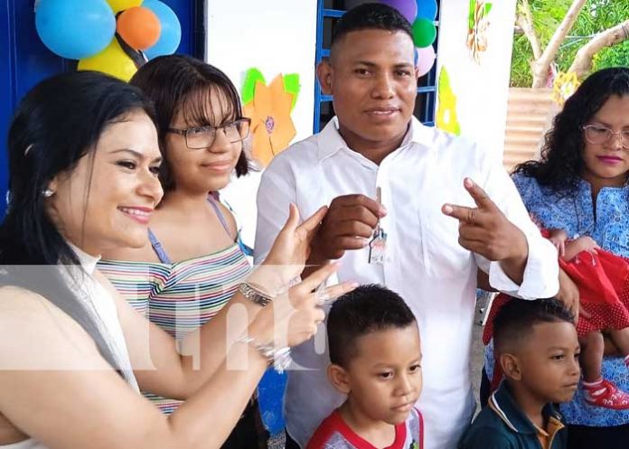 Nueva vivienda solidaria para una familia en Managua