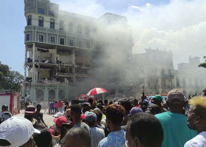 Explosión deja al menos 5 muertos en un hotel de Cuba