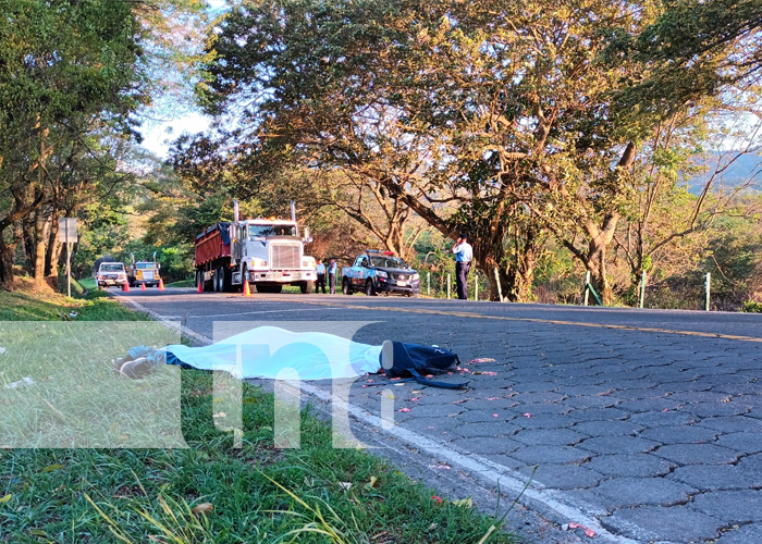 Conductor se fuga luego de causarle la muerte a un peatón en Matagalpa