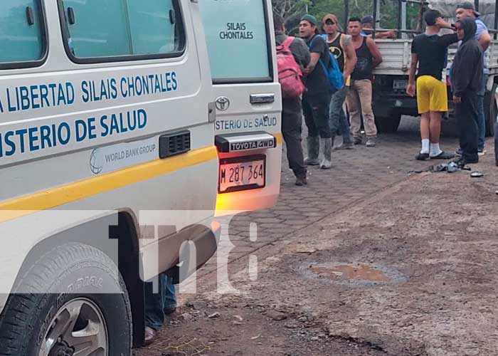 Accidente de tránsito deja a motociclista lesionado en La Libertad, Juigalpa