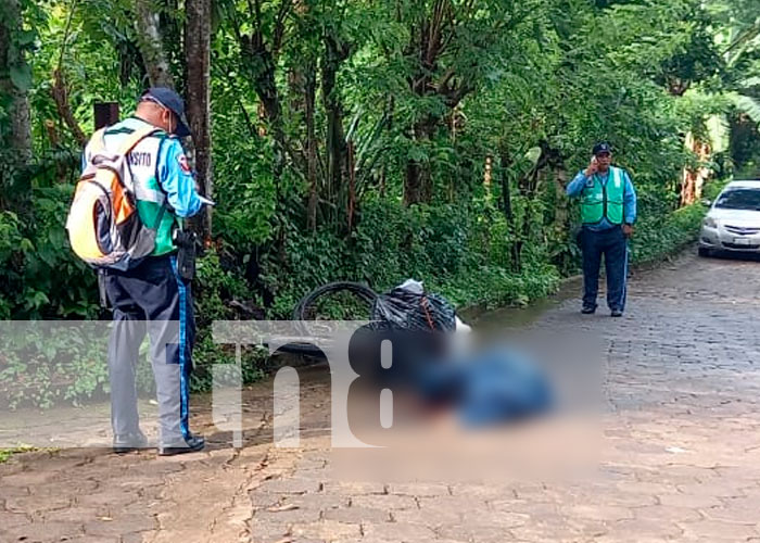 Ciclista pierde la vida tras estrellarse contra árbol en Catarina
