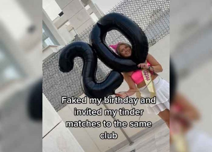 ¡Mentira total! Mujer celebra cumpleaños falso con citas de Tinder