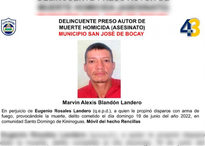 Homicida y Asaltantes fueron detenidos en Jinotega