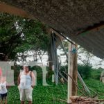 Vivienda resulta con daños Parciales producto de los fuertes vientos en Rivas