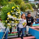 Homenaje a héroes y mártires de la Colina 110 en Managua