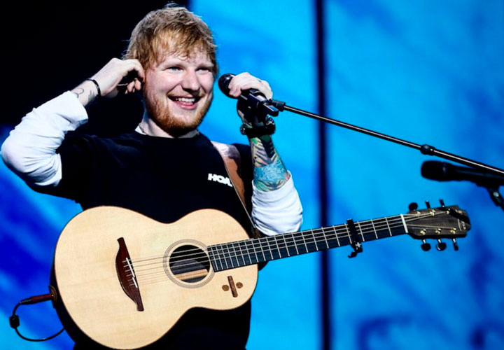 Ed Sheeran en tributo a Isabel II y el duque de Edimburgo