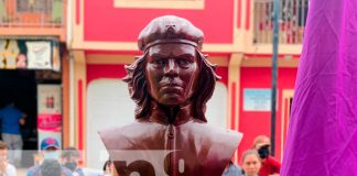 Estudiantes de Somoto rinden homenaje a comandante Che Guevara