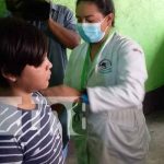 Familias de Waspan Sur en Managua beneficiados con dosis contra Covid 19
