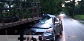 Un fallecido en accidente de tránsito en Villa Sandino, Chontales