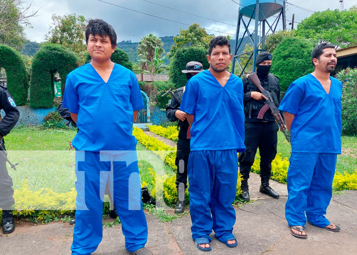 10 delincuentes acusados de diversos delitos fueron capturados en Jinotega