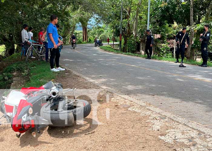 Accidente de tránsito en Jalapa deja a un anciano lesionado