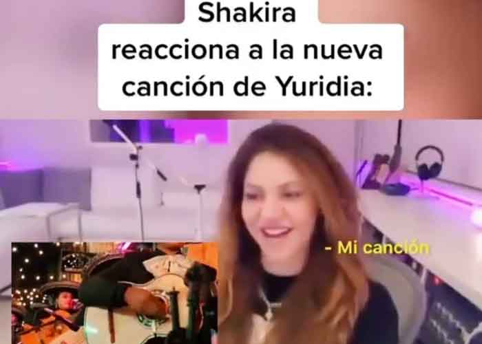 Shakira reacciona a "Con qué se pega un corazón" de Yuridia