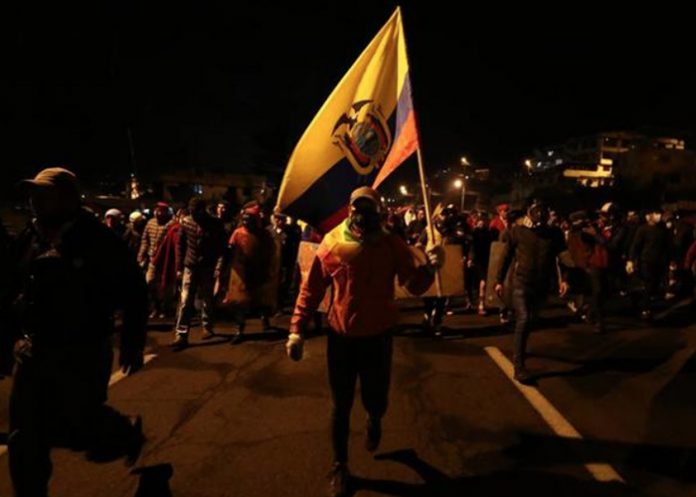 Confirman primer fallecido en contexto al paro nacional en Ecuador