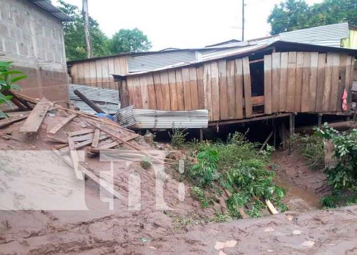 Varios fallecidos, desaparecidos y casas destruida, tras fuertes lluvias en Jinotega