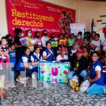 Madres con partos múltiples reciben paquetes alimenticios en Jalapa