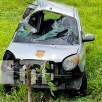 Taxista sufre accidente de tránsito en Jalapa