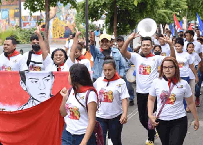 Juventud Sandinista realizó congreso departamental en León, Nicaragua