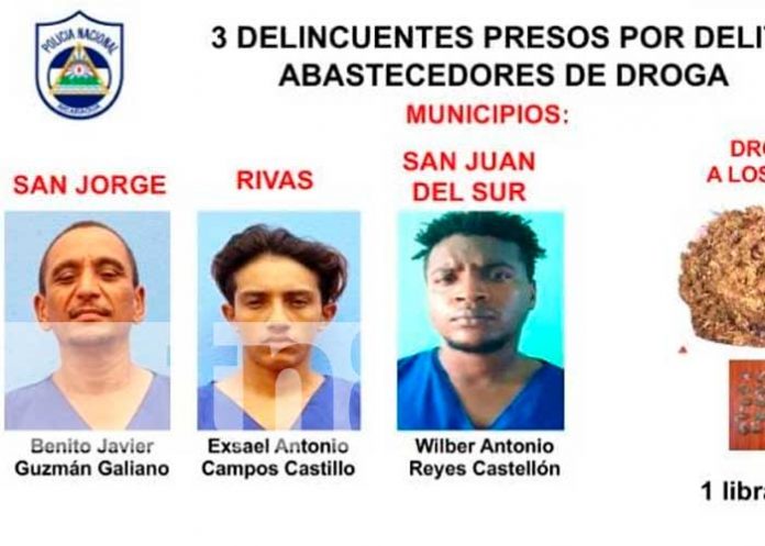 Foto: Capturan a siete presuntos delincuentes que cometían delitos en Rivas / TN8