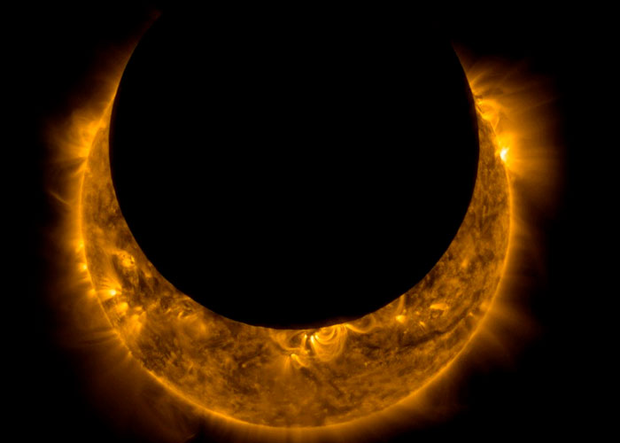 Fenómeno de eclipse solar tuvo duración de 35 minutos