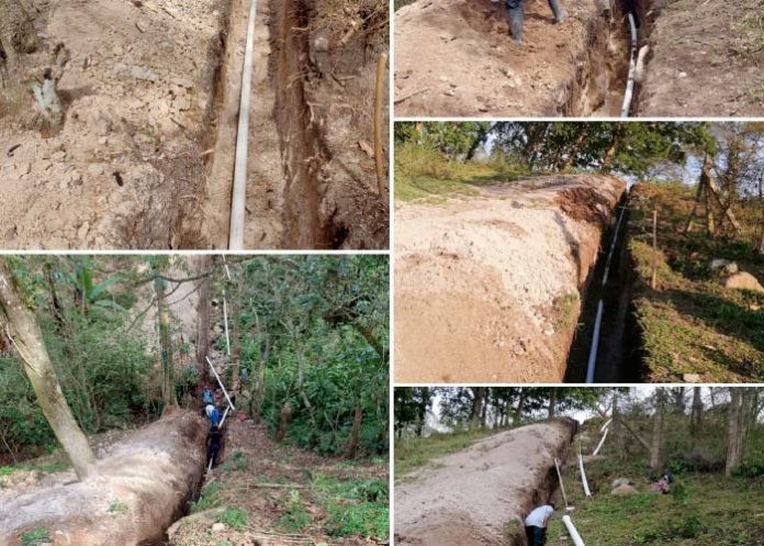 El Gobierno de Nicaragua avanza en instalación de tuberías