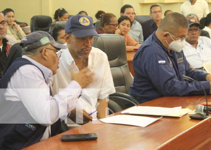 Reunión de autoridades en el Caribe Sur de Nicaragua por posible impacto de tormenta tropical