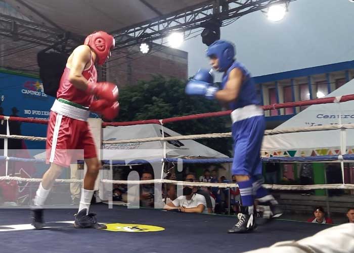 Jornada de boxeo amateur en Estelí
