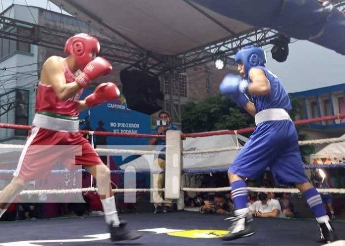 Jornada de boxeo amateur en Estelí