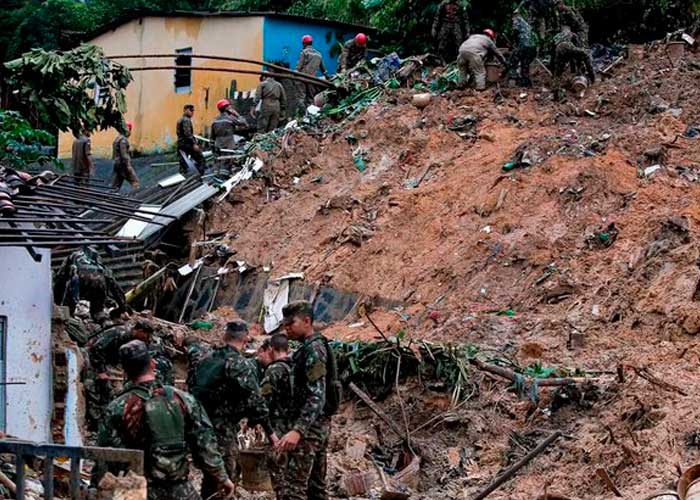 ¡Mortales lluvias en Brasil! Asciende la cifra de muertos en Pernambuco