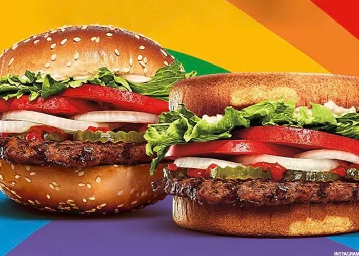 Burger King Austria, presentando su último Whooper