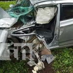 Aparatoso accidente de tránsito en Chinandega